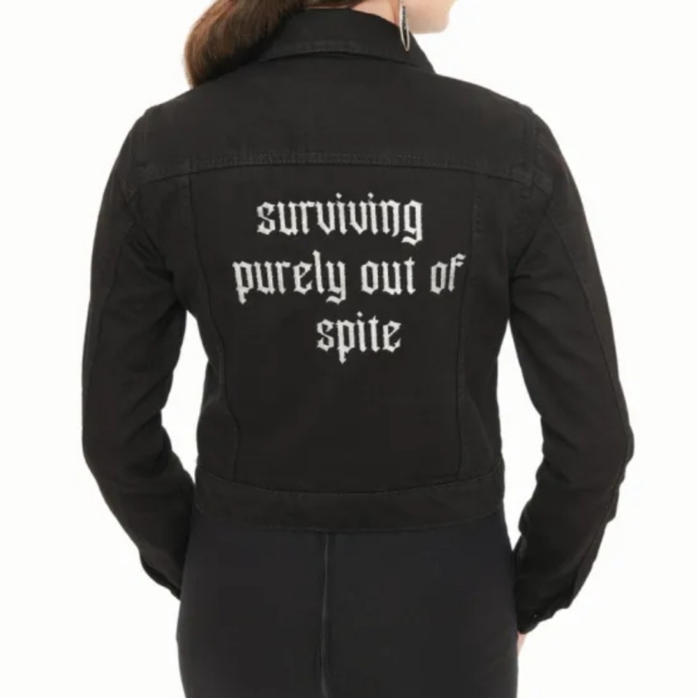 Witchwood Black Denim Jacket